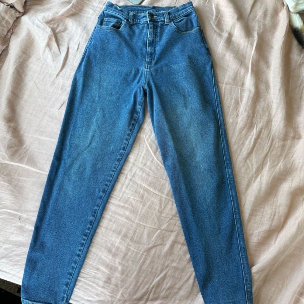 Vintage high rise Denim&Co Blue Mom Jeans size 10 - Picture 5 of 8